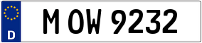 Truck License Plate